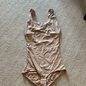 SPANX Beige Sculpting Bodysuit